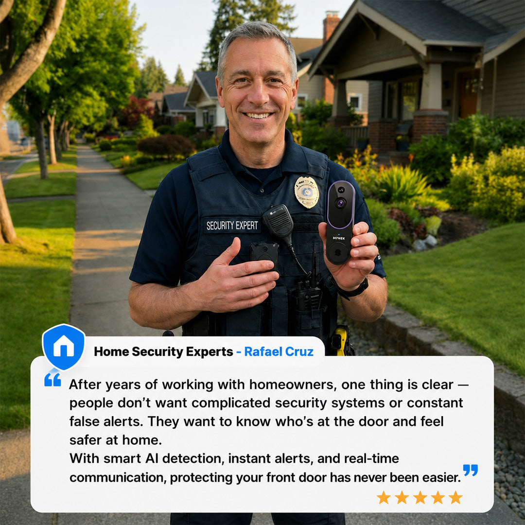 Wireless AI Doorbell Camera — 24/7 Front-Door Certainty System